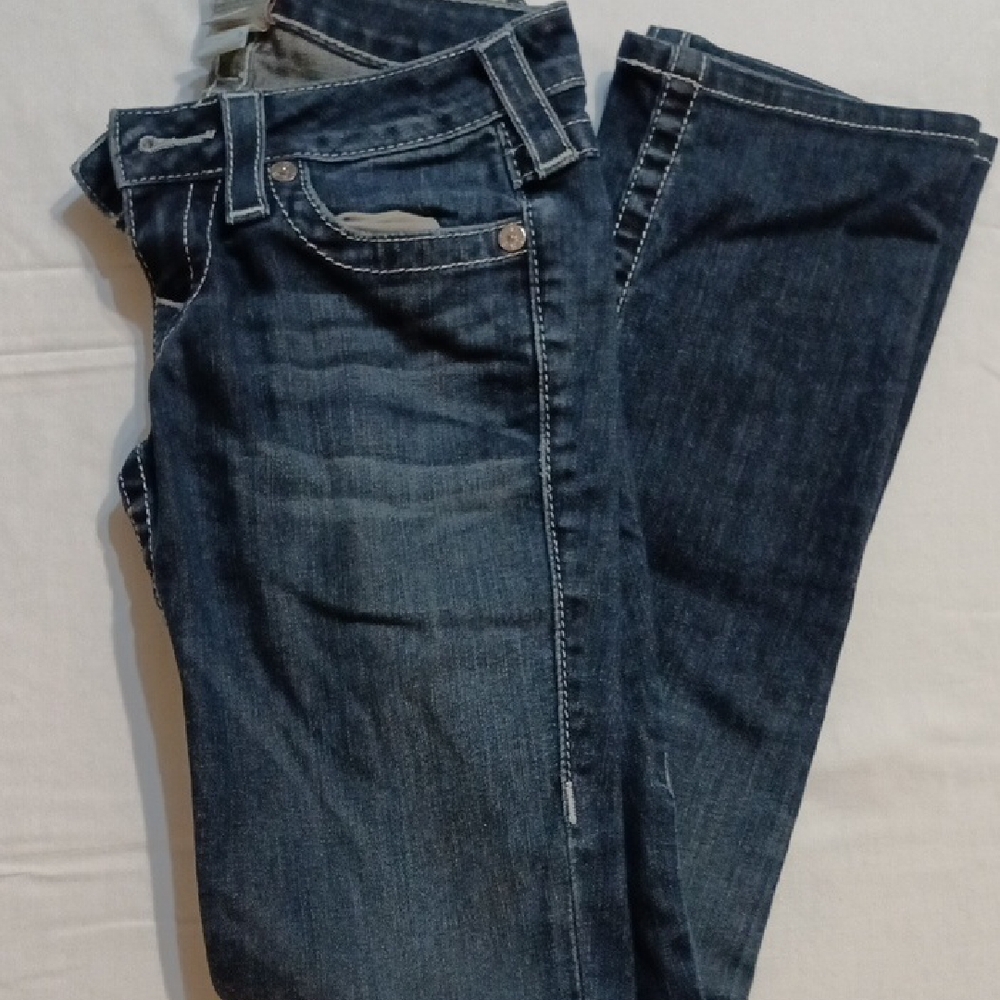 Dark Indigo Straight Leg Jeans